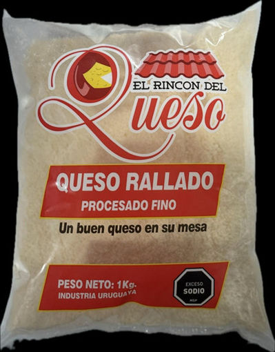 Imagen de QUESO RALLADO MOLIDO EL RINCON 1 KG (10 UNI)